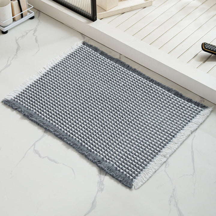 Textured Bathroom Rug Kalsten