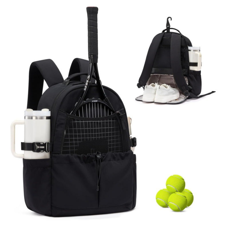 Sport backpack with integrated shoe compartment and bottle holder Kalsten
