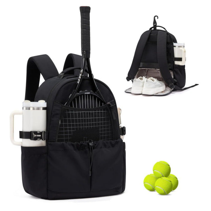 Sport backpack with integrated shoe compartment and bottle holder Kalsten