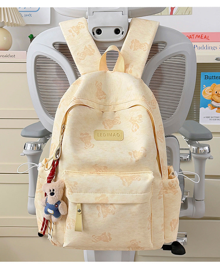 Cartoon Character Design School Backpack