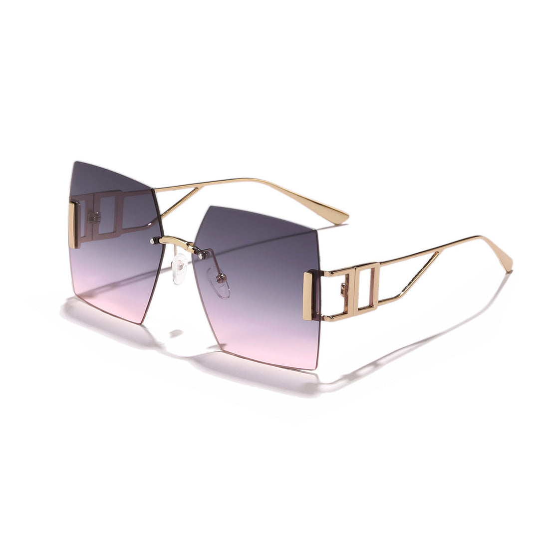 Women's square sunglasses with luxurious metal frame Kalsten