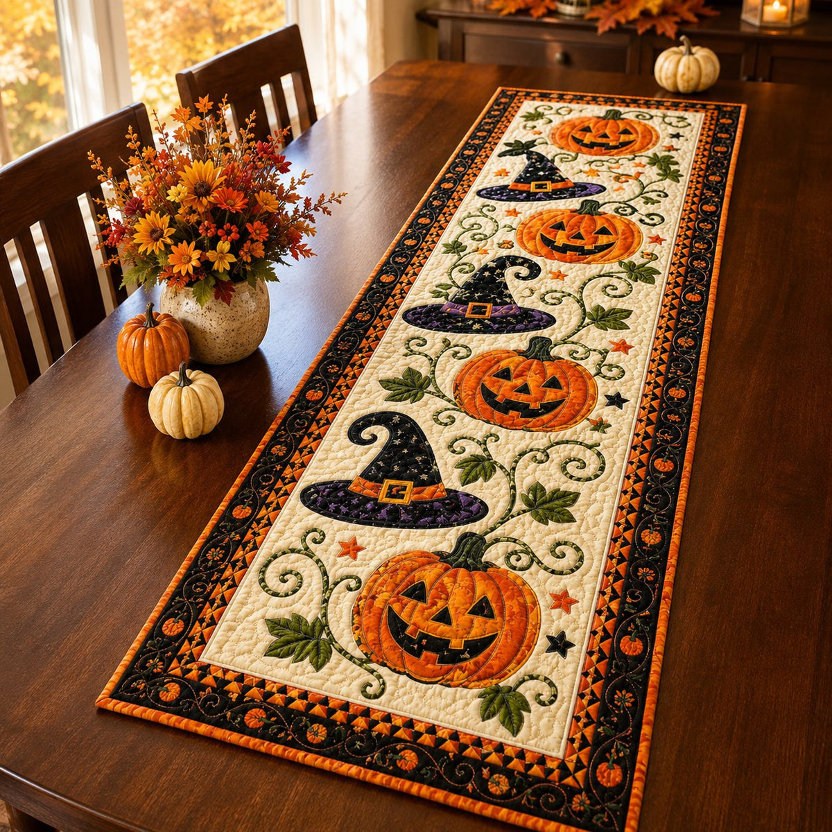 Decorative Halloween Table Runner