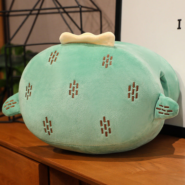 Plush pillow with cactus motif Kalsten