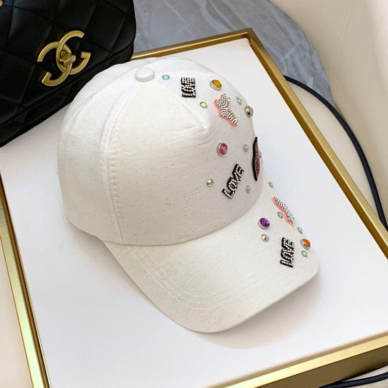 Women's Embellished Graphic Baseball Cap Kalsten