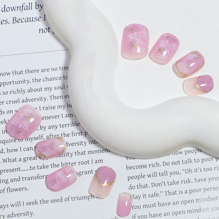 DIY Floral Design Press-On Nail Set Kalsten