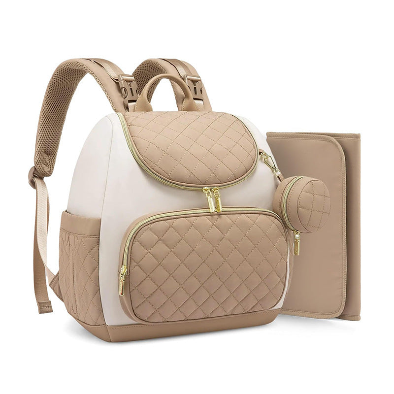 Elegant Quilted Backpack with Practical Compartments Kalsten
