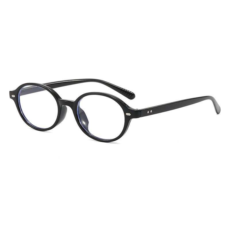 Women's fashionable round reading glasses with flexible plastic frame Kalsten