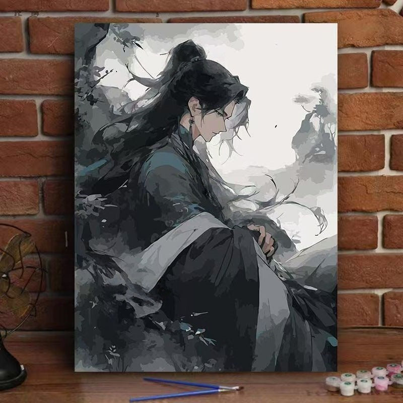 Abstract Art Portrait Canvas Print Kalsten