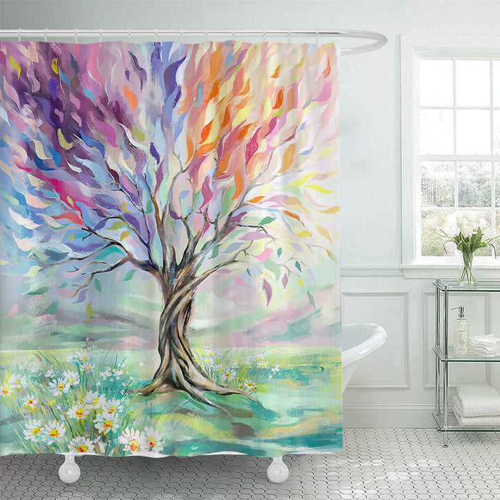 Artistic Tree Design Shower Curtain Kalsten