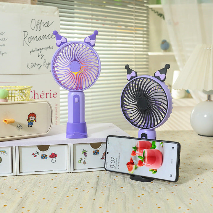 Ladies Portable Hand Fan with USB Connection and LED Lighting Kalsten