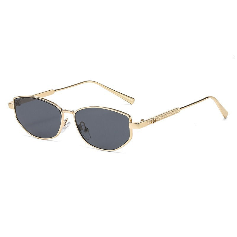 Women's elegant sunglasses with sparkling metal frame Kalsten