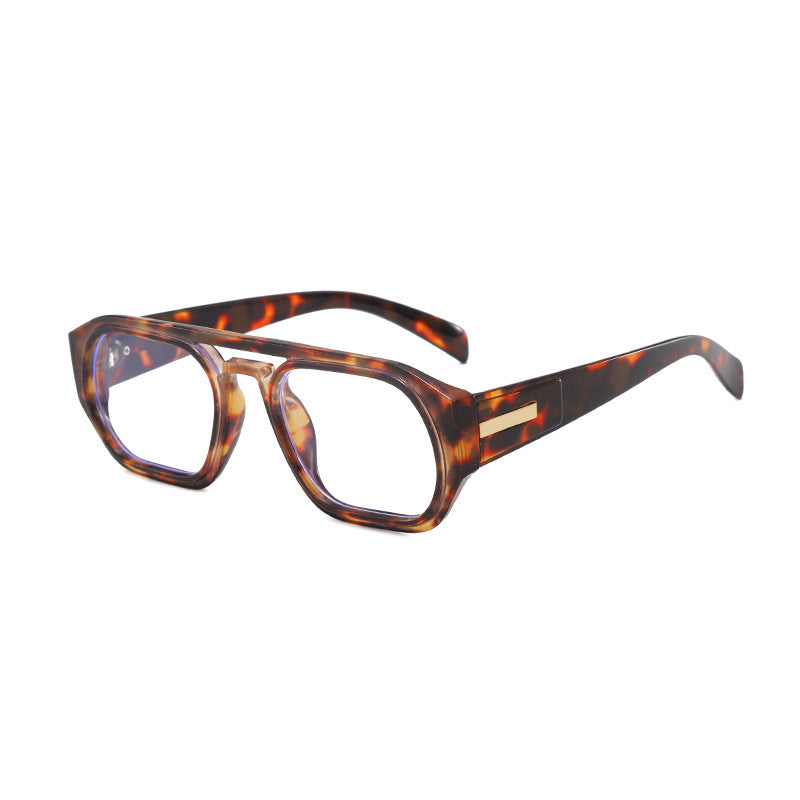 Women’s fashionable rectangular glasses with elegant metal accent Kalsten