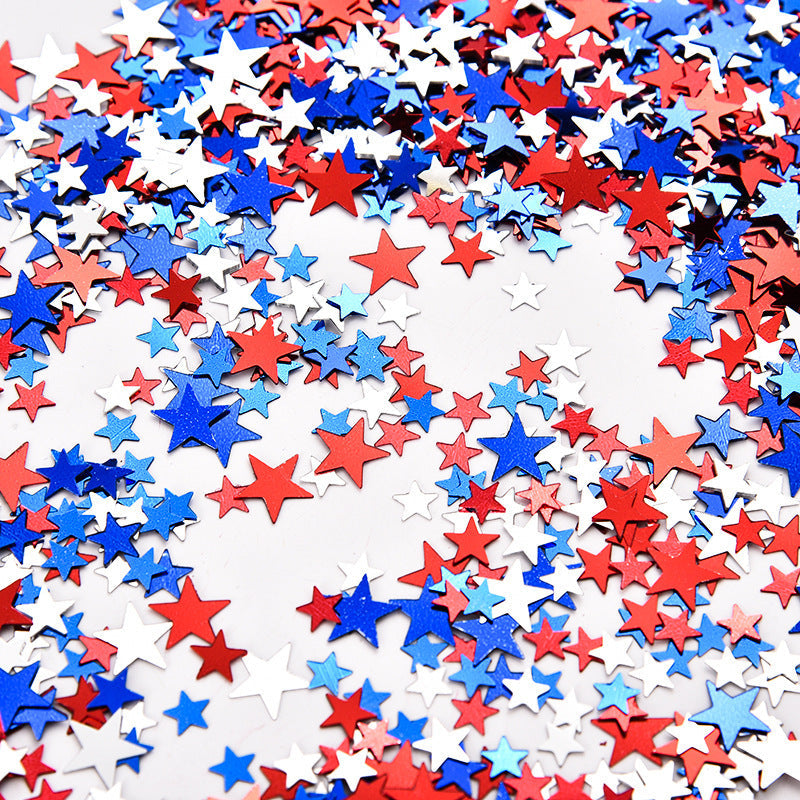 Unisex nan decorative star confetti made of high-quality metallic foil in mixed shapes and sizes Kalsten