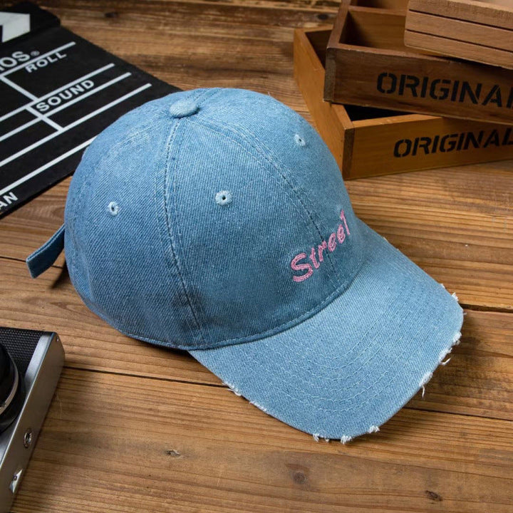 Women's Distressed Denim Baseball Cap Kalsten 1784084141