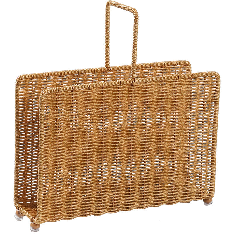 Spacious Woven Magazine Holder Kalsten