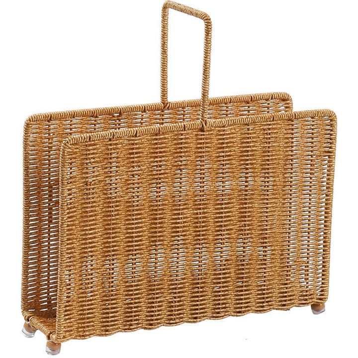 Spacious Woven Magazine Holder Kalsten