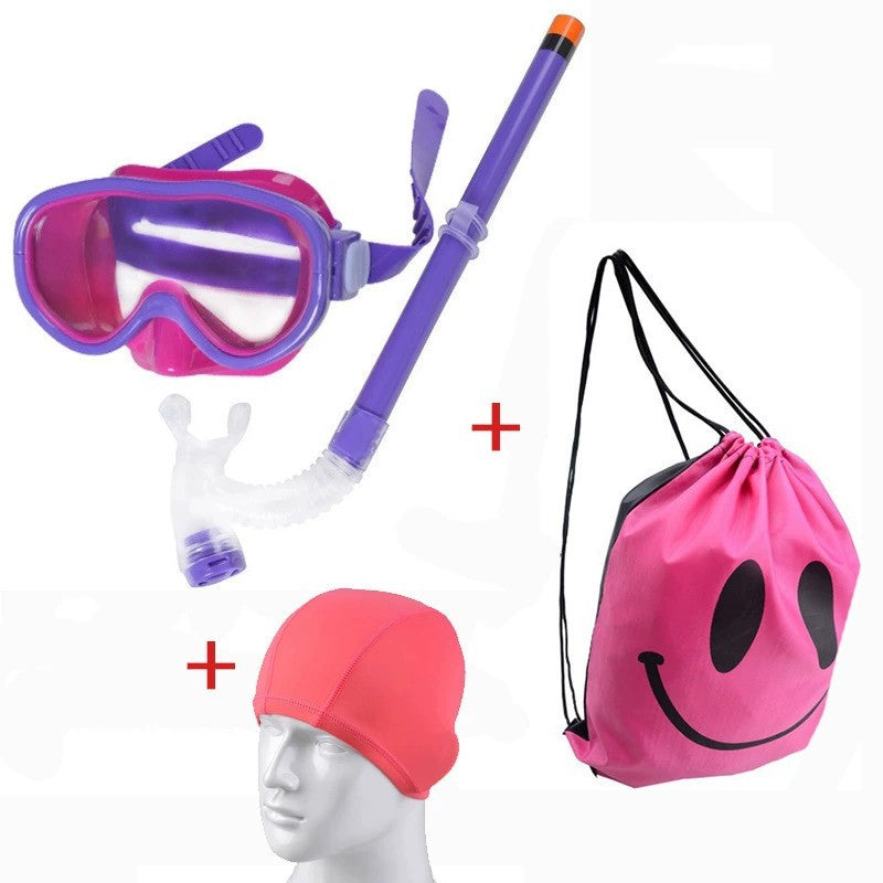 Diving goggles set with breathable snorkel and waterproof backpack Kalsten