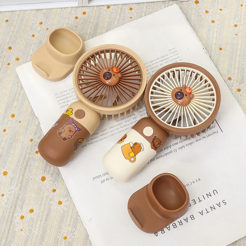 Women’s portable hand fan in cute bear design Kalsten