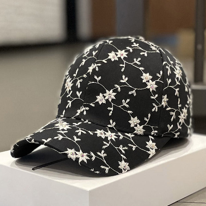 Women's Embellished Floral Cap Kalsten