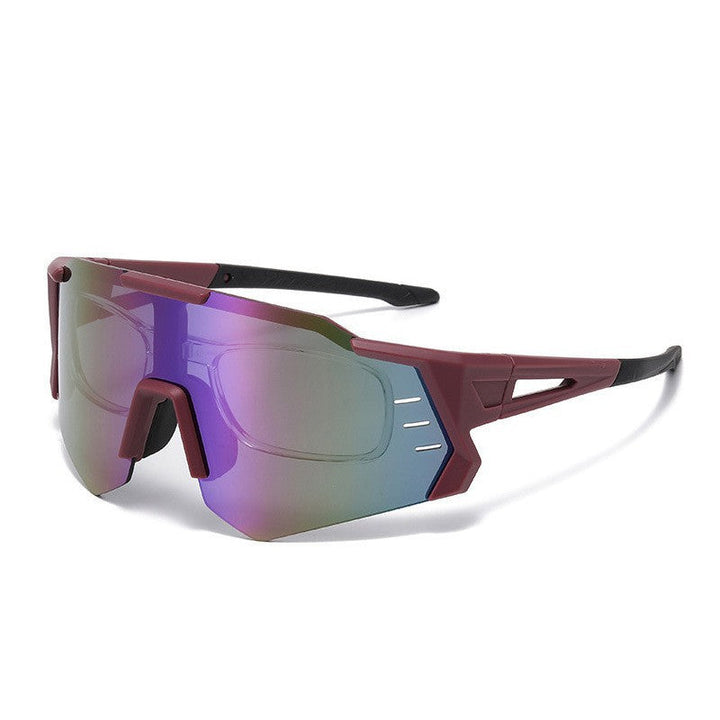 Women's Sporty Racing Sunglasses with Adjustable Nose Pad and High-Quality UV Protection Kalsten