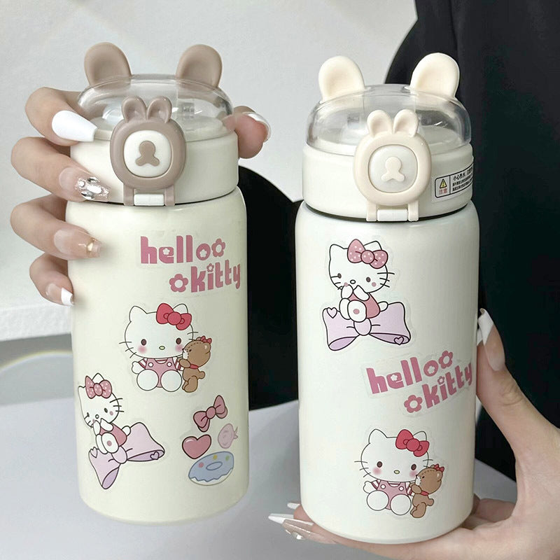 Women's insulated drinking bottle with secure flip lid and cute design Kalsten