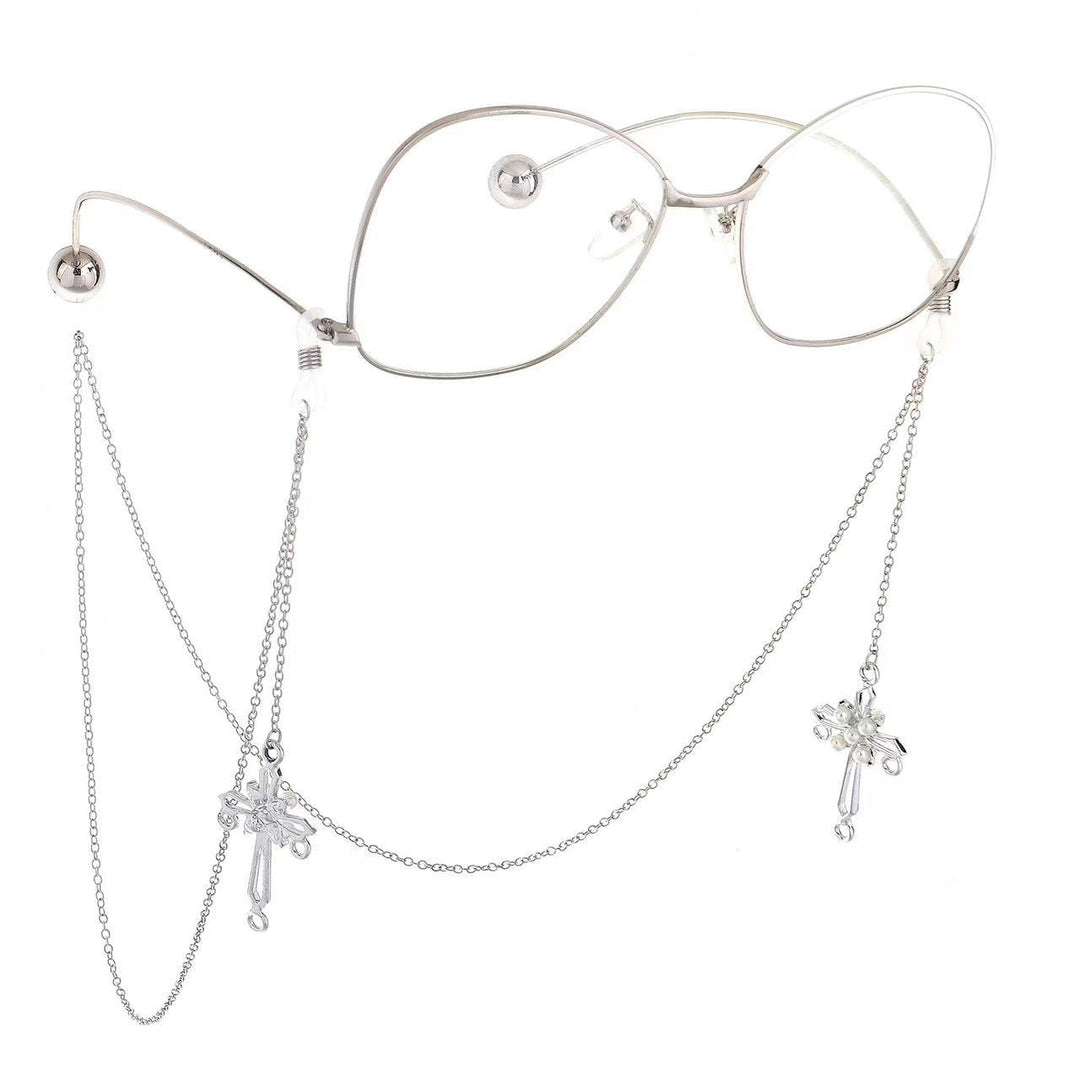 Cross Pendant Chain Earrings Kalsten