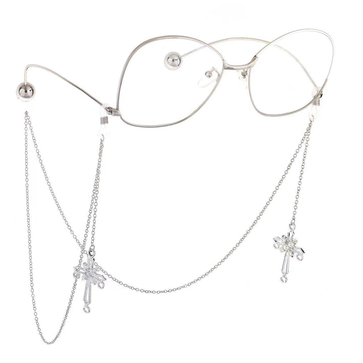 Cross Pendant Chain Earrings Kalsten