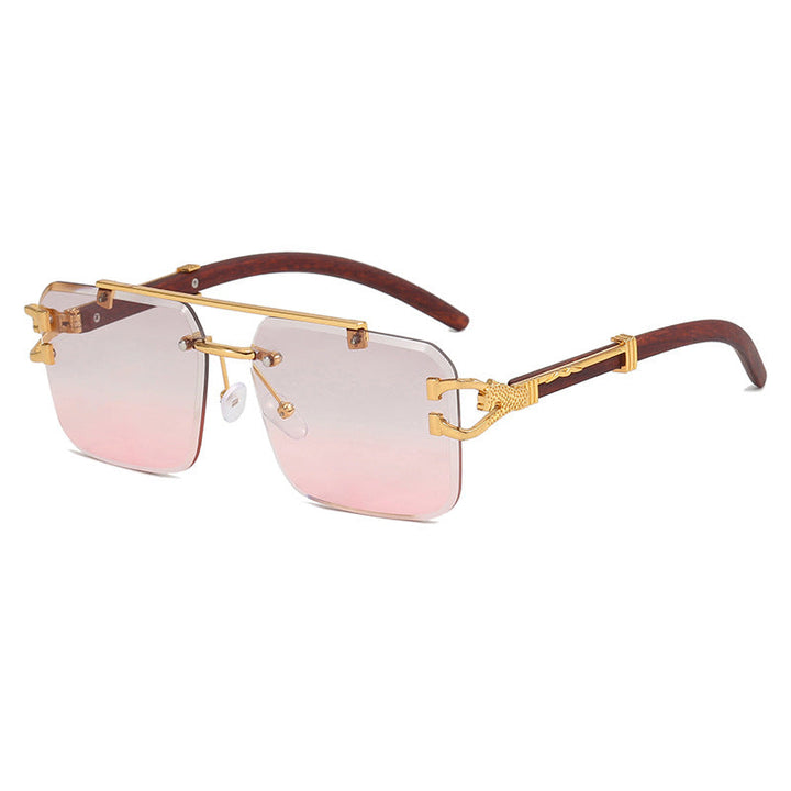 Women's fashionable glasses with innovative frame and luxurious wood detail Kalsten