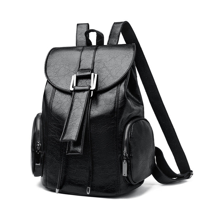 Retro Chic Vegan Leather Backpack Kalsten