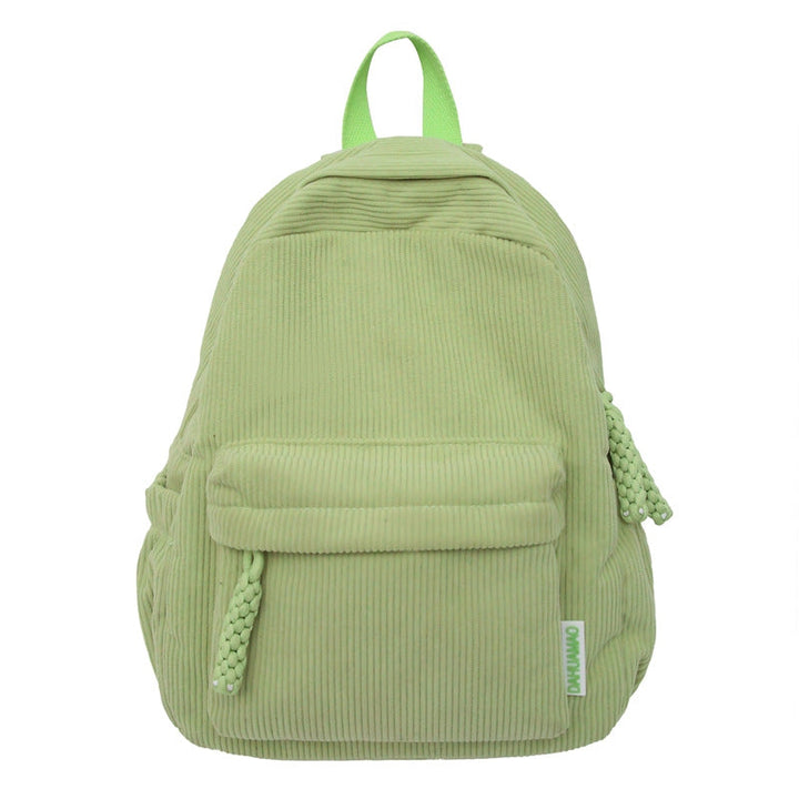 Corduroy Textured Mini School Backpack Kalsten