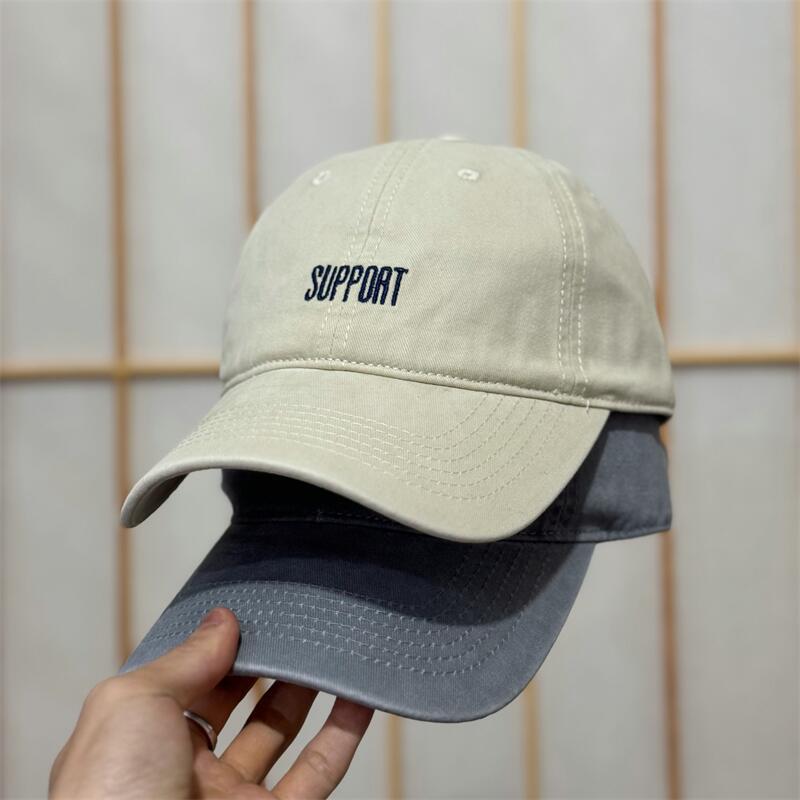 Men's Supportive Embroidered Cotton Baseball Cap Kalsten