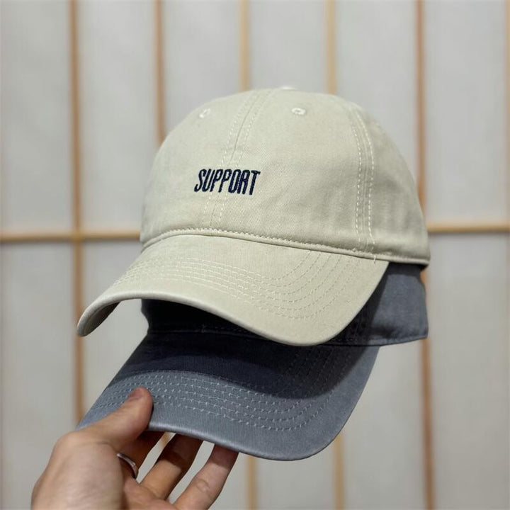 Men's Supportive Embroidered Cotton Baseball Cap Kalsten