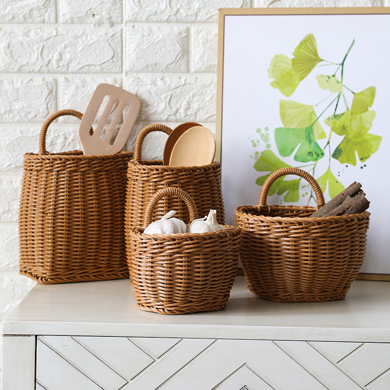 Handcrafted Eco-Friendly Woven Storage Basket Kalsten
