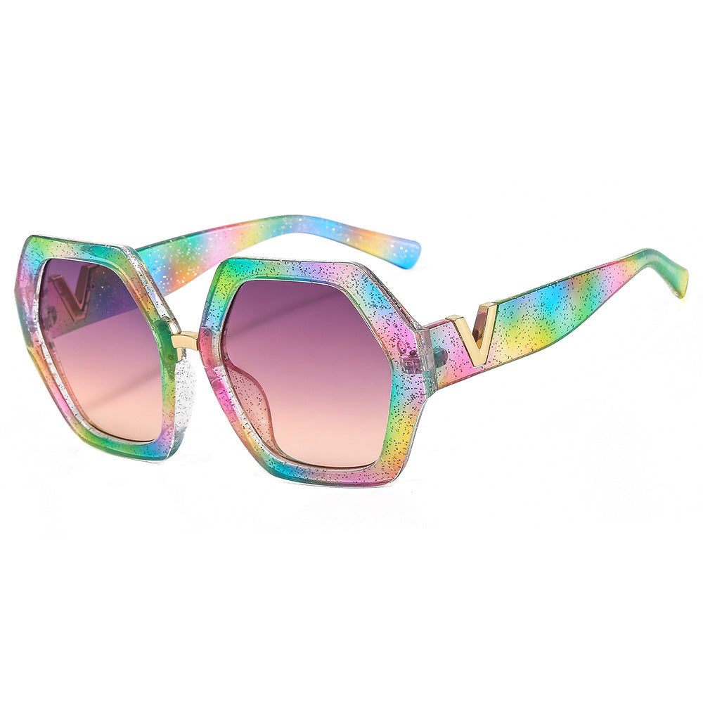 Ladies elegant sunglasses with sparkling frame Kalsten