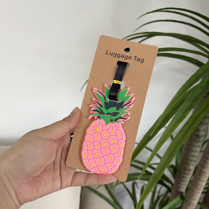 Pineapple-Themed Silicone Luggage Tag Kalsten
