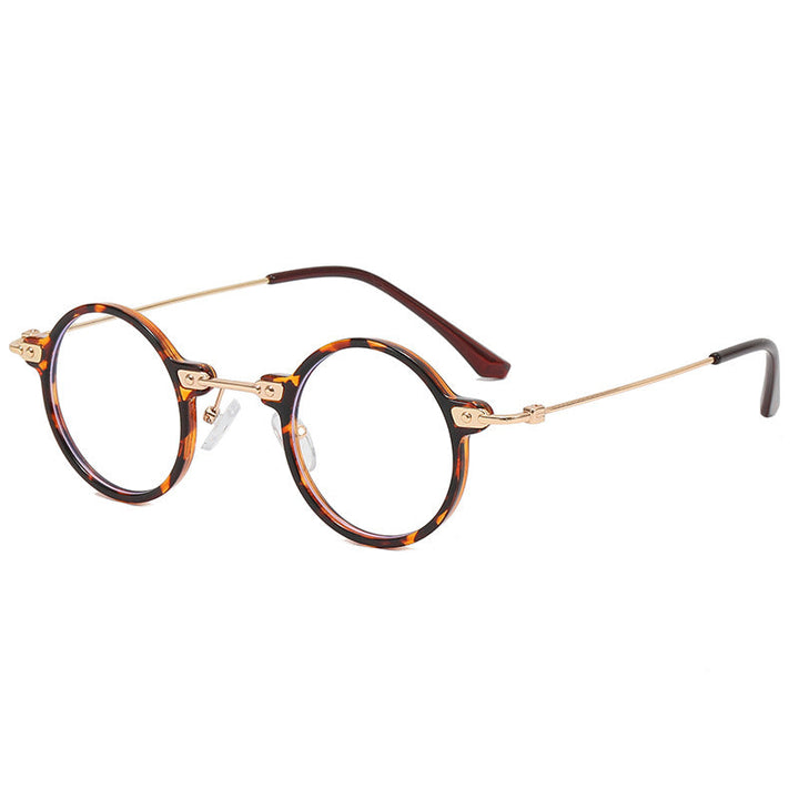 Ladies round glasses with delicate metal frame Kalsten