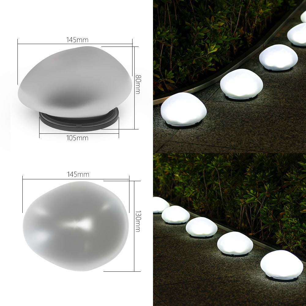 Rechargeable LED Pebble Pathway Lights Waterproof Garden Accent Kalsten