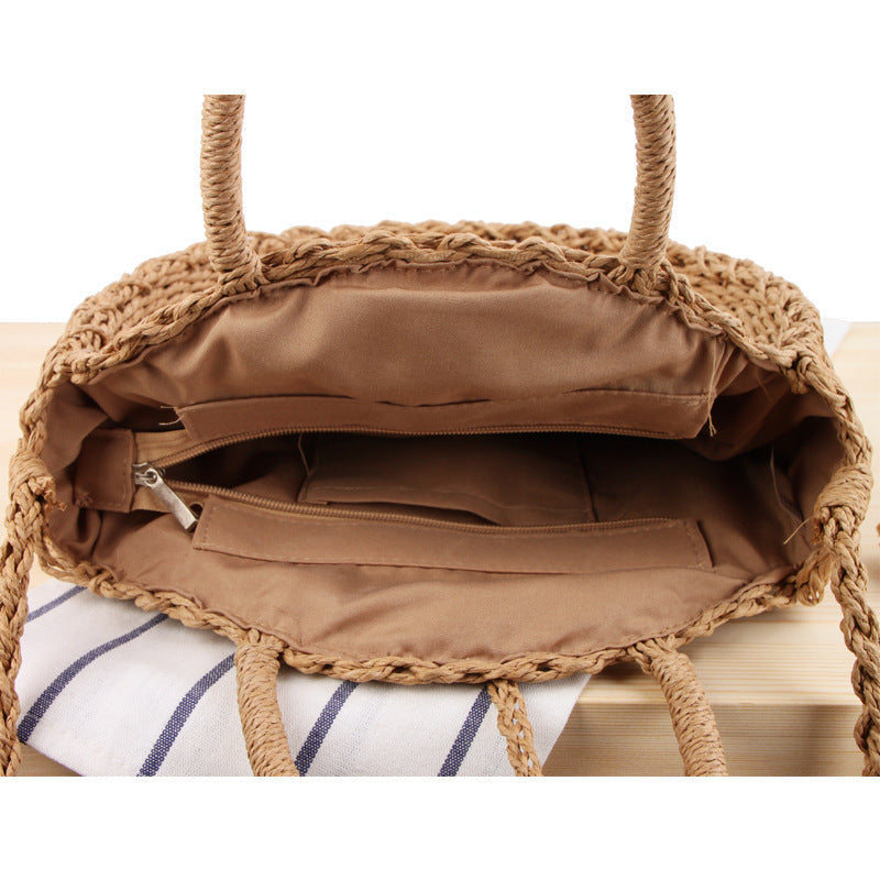 Round Bast Crossbody Bag with Practical Lining Kalsten