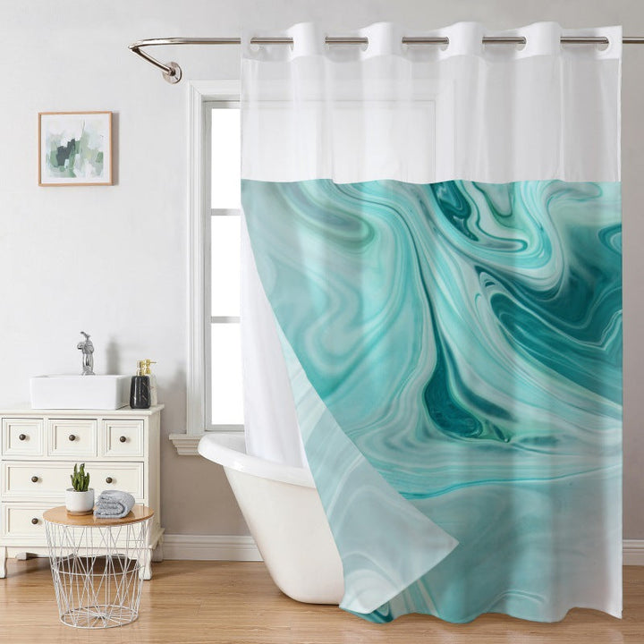 Luxury Marble Design Shower Curtain Kalsten