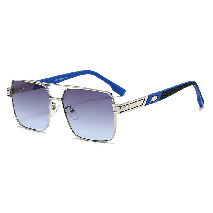 Women's fashionable square sunglasses with stylish rubber temples Kalsten