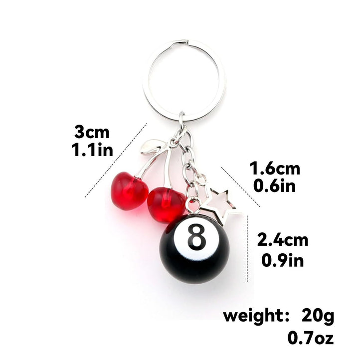 Keychain with Colorful Dice Kalsten