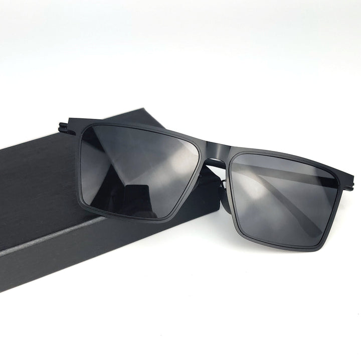 Men's modern rectangular sunglasses Kalsten