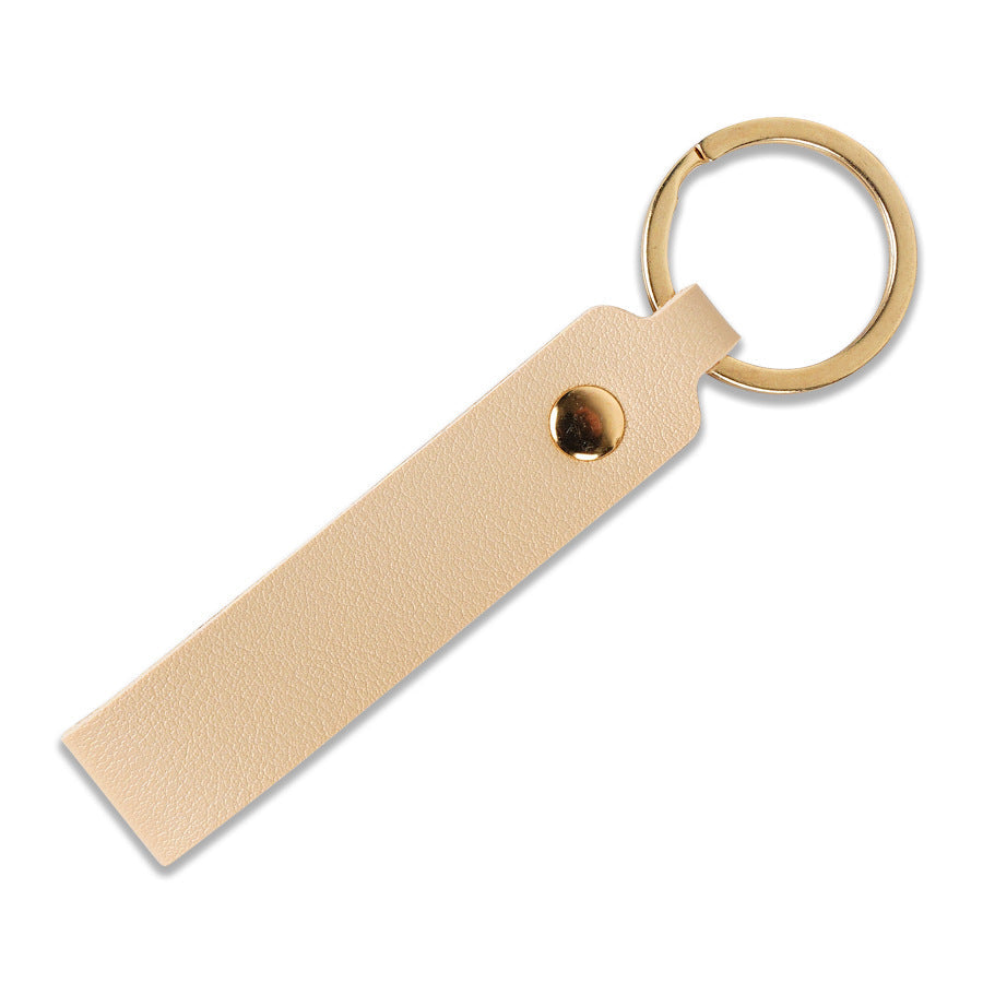 Unisex keychain made of high-quality artificial leather with practical loop Kalsten
