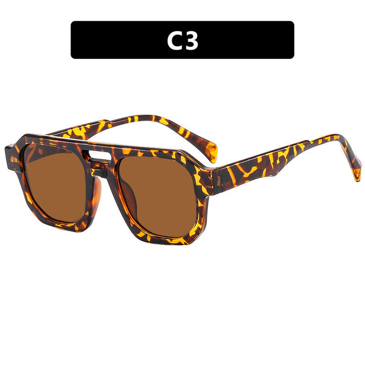 Women's modern sunglasses with square frame and UV protection Kalsten