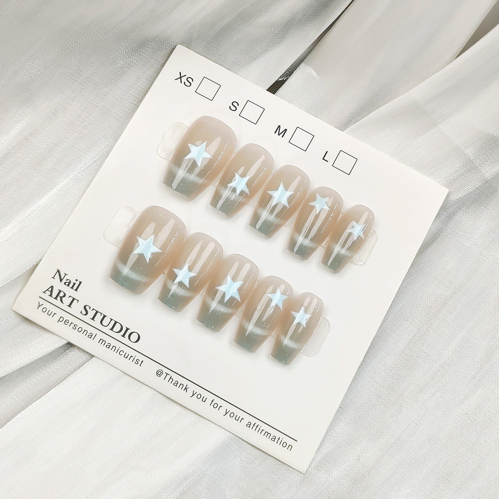 Artificial Glitter Nail Tips Kalsten