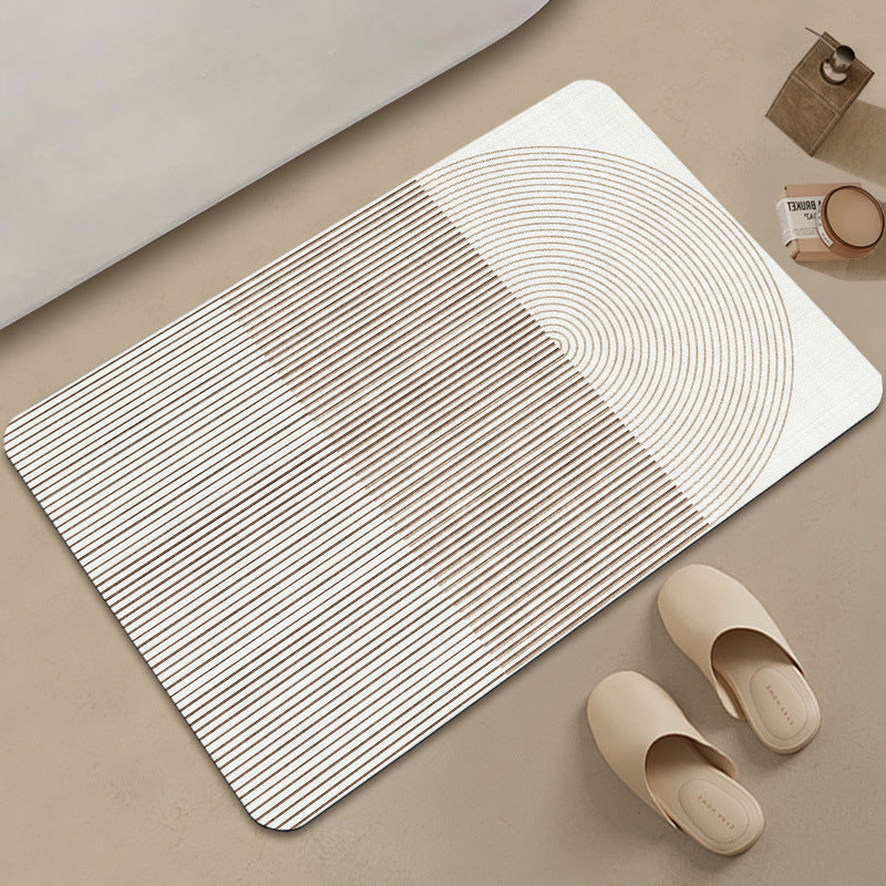 Stylish Geometric Pattern Bath Mat Kalsten