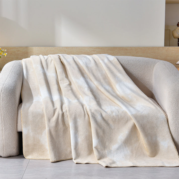 Luxury Leopard-Print Fleece Throw Blanket Kalsten