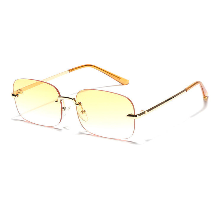 Women Oversized Sunglasses with Filigree Metal Frame Kalsten
