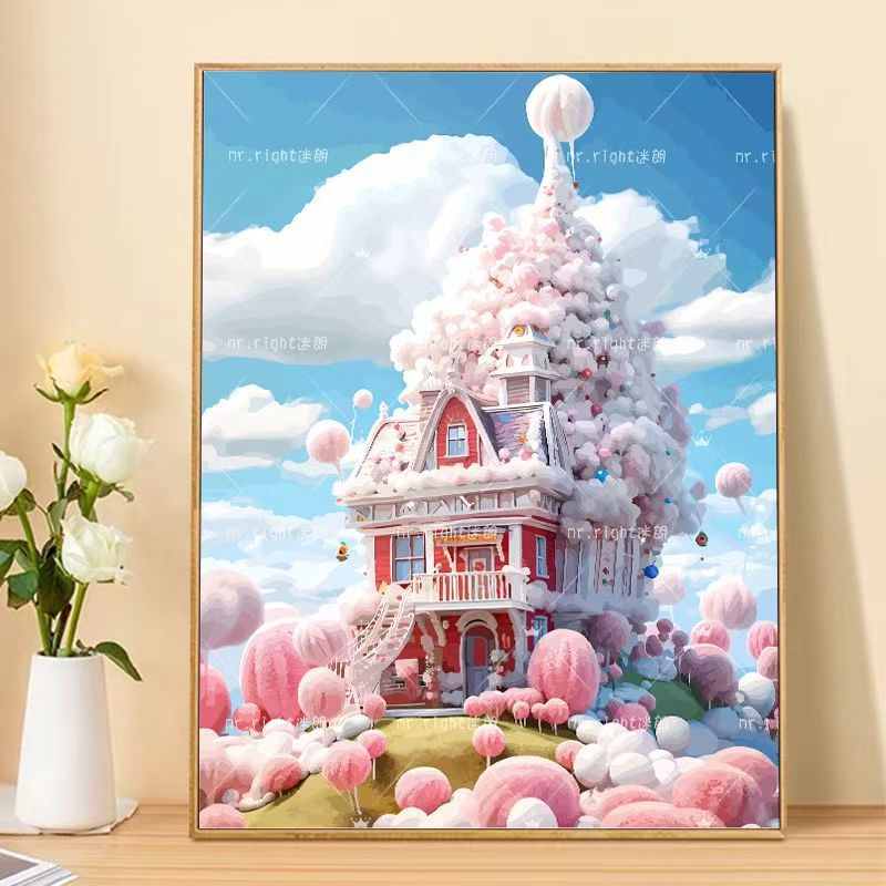 Whimsical Fantasy Landscape Art Canvas Kalsten
