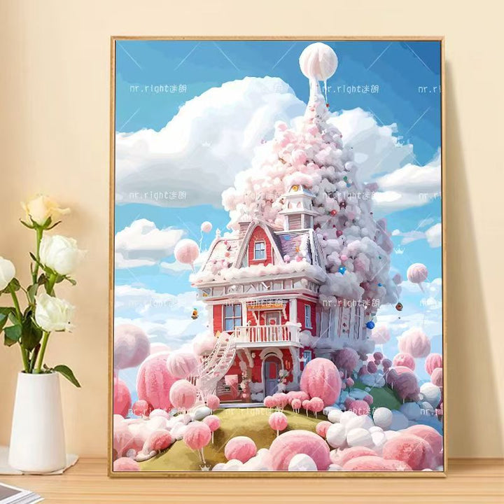 Whimsical Fantasy Landscape Art Canvas Kalsten